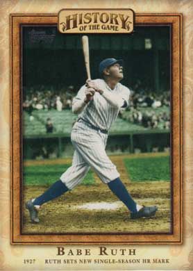 2010 Topps History of the Game #HOTG10 Babe Ruth 