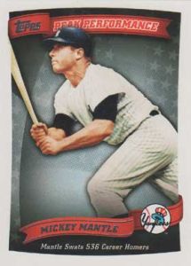 2010 Topps Peak Performance #PP-18 Mickey Mantle 