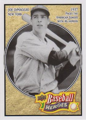 2010 Upper Deck Baseball Heroes #BH-1 Joe DiMaggio 