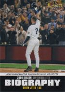 2010 Upper Deck Season Biography #SB-182 Derek Jeter 