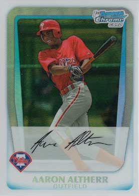 2011 Bowman Chrome Prospects Refractor #BCP112 Aaron Altherr 