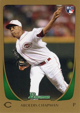 2011 Bowman Gold #197 Aroldis Chapman