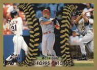 2011 60 Years of Topps Original Back #459 M. Piazza/I. Rodriguez/J. Kendall 1999 All-Topps