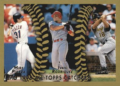 2011 60 Years of Topps Original Back #459 M. Piazza/I. Rodriguez/J. Kendall 1999 All-Topps