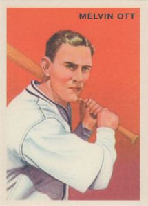 2011 Topps CMG Reprints #CMGR-22 Mel Ott 1933 Goudey 