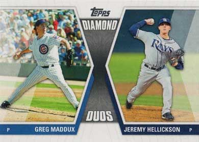 2011 Topps Diamond Duos #DD-MH G. Maddux/J. Hellickson 