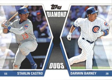 2011 Topps Diamond Duos #DD-7 S. Castro/D. Barney