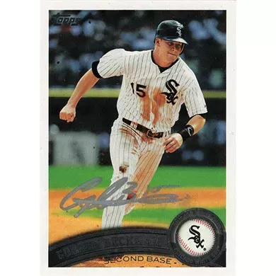 2011 Topps #562 Gordon Beckham Autographed