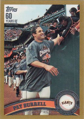 2011 Topps Gold #546 Pat Burrell 