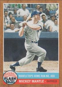 2011 Topps Heritage Baseball Flashbacks #BF-1 Mickey Mantle 