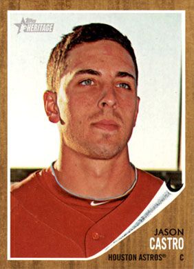 2011 Topps Heritage #492 Jason Castro SP