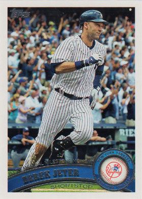 2011 Topps Update #US252 Derek Jeter Season Highlights Checklist 