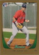 2011 Bowman Gold #192 Lars Anderson 