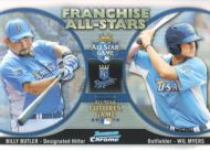 2012 Bowman Chrome Franchise All-Stars #FAS-BM B. Butler/W. Myers 