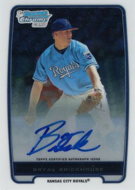 2012 Bowman Chrome Prospect Autographs #BCP84 Bryan Brickhouse Autographed