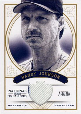 2012 Panini National Treasures #146 Randy Johnson Jersey Relic 