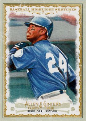 2012 Topps Allen & Ginter Baseball Highlights Sketches #BH-15 Ken Griffey Jr. 