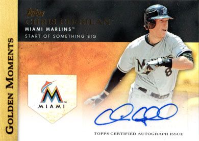 2012 Topps Golden Moments Autographs #CC Chris Coghlan Autographed