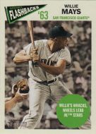 2012 Topps Heritage Baseball Flashbacks #BF-WM Willie Mays 