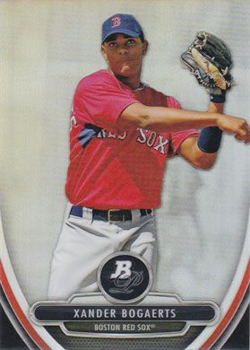 2013 Bowman Platinum Chrome Prospects Refractor #BPCP8 Xander Bogaerts