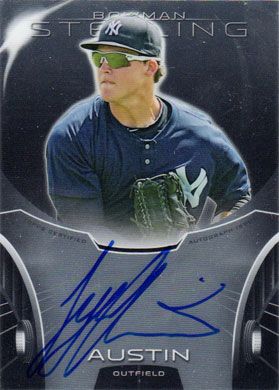 2013 Bowman Sterling Prospect Autographs #BSAP-TAU Tyler Austin 