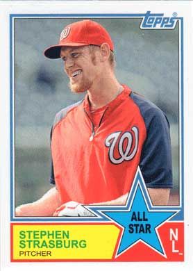 2013 Topps Archives 1983 All-Stars #83-SS Stephen Strasburg 