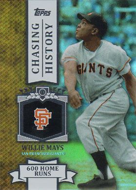 2013 Topps Chasing History Holofoil #CH-47 Willie Mays 