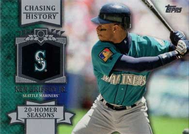 2013 Topps Chasing History #CH-55 Ken Griffey Jr. 