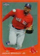 2013 Topps Chrome Orange Refractor #166 Jackie Bradley Jr. 