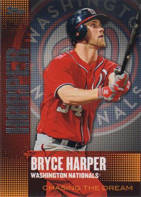 2013 Topps Chasing the Dream #CD-1 Bryce Harper 