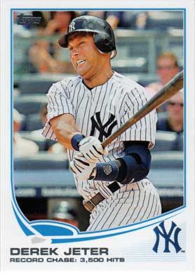 2013 Topps #373 Derek Jeter Season Highlights Checklist 