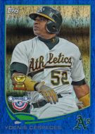 2013 Topps Opening Day Blue #137 Yoenis Cespedes