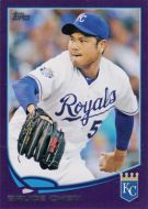 2013 Topps Toys R Us Purple Border #641 Bruce Chen