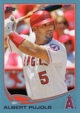 2013 Topps Wal-Mart Blue Border #350 Albert Pujols