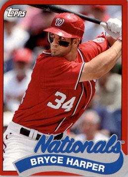 2014 Topps 1989 Die Cut Minis #TM-49 Bryce Harper 