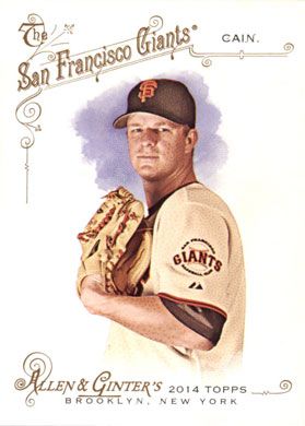 2014 Topps Allen & Ginter #304 Matt Cain SP