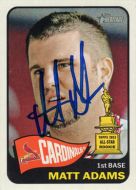 2014 Topps Heritage #127 Matt Adams Autographed