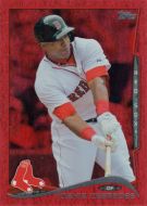 2014 Topps Update Red Hot Foil #US-162 Yoenis Cespedes