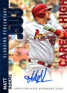 2015 Topps Career High Autographs #CH-MAD Matt Adams