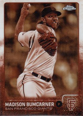 2015 Topps Chrome Sepia Refractor #26 Madison Bumgarner