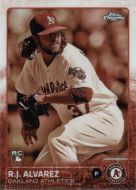 2015 Topps Chrome Sepia Refractor #120 R.J. Alvarez