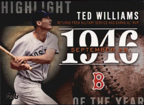 2015 Topps Highlight of the Year #H-6 Ted Williams