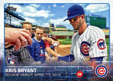 2015 Topps Update #US283 Kris Bryant Rookie Debut