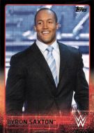 2015 Topps WWE Black #14 Byron Saxton