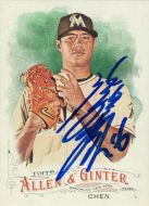 2016 Topps Allen & Ginter #303 Wei-Yin Chen SP Autographed