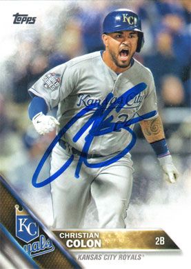 2016 Topps #359 Christian Colon Autographed