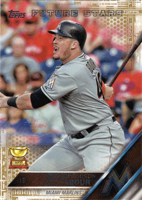 2016 Topps Gold #699 Justin Bour Future Stars