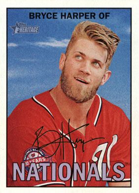 2016 Topps Heritage #450 Bryce Harper SP