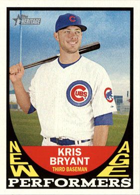 2016 Topps Heritage New Age Performers #NAP-KB Kris Bryant