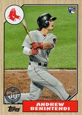 2017 Topps 87 #87-63 Andrew Benintendi